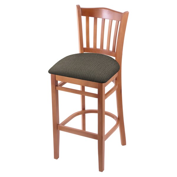 25" Counter Stool, Medium Finish, Graph Chalice Seat